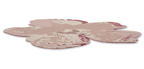 Tapis en forme Magnolia Rose Clair