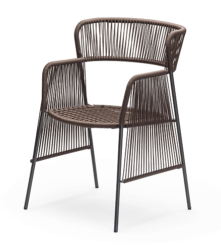 Chaise d'Extérieur Altana Marron