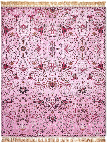 Tapis fait main de luxe Teheran Rose