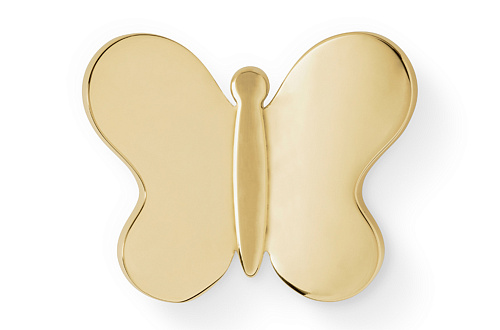 Poignée Shiny Gold Butterfly