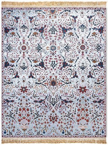 Tapis fait main de luxe Teheran Bleu