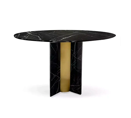 Table de Salle à Manger Paris Marbre Nero Marquina