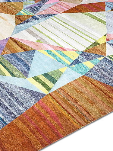 Tapis noué main Cœur Luxe