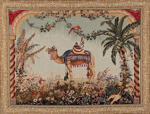 Tapisserie Le Chameau avec Bordure