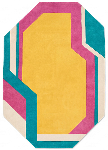 Tapis artisanal Prism Frame