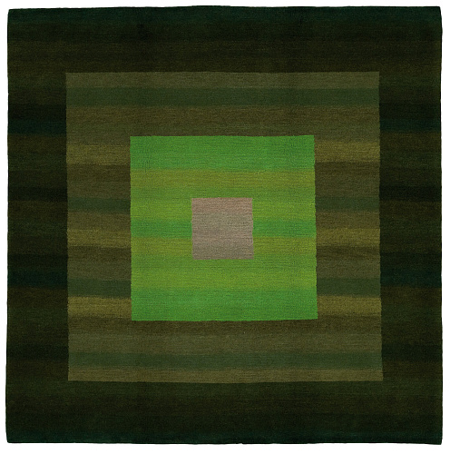 Tapis 4 Bordures Vert