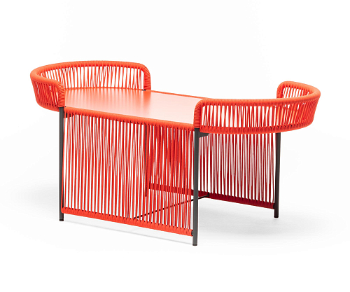 Table Basse de Jardin Ovale Rouge Altana OV