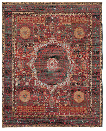 Tapis Mamluk Columbus Rouge