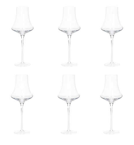 Service de coupes à vin blanc Minimes — lot de 6