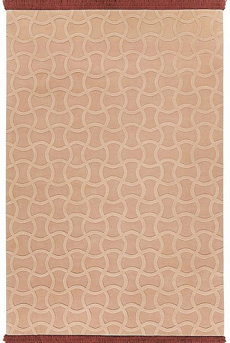 Tapis Rose Tufté à la Main
