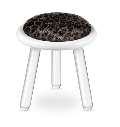 Tabouret enfant Illusion Léopard