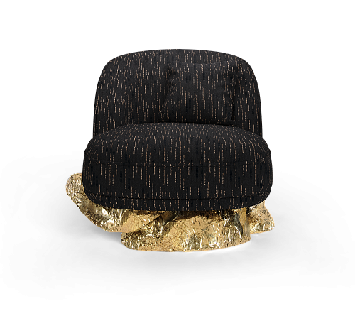 Fauteuil Angora Noir