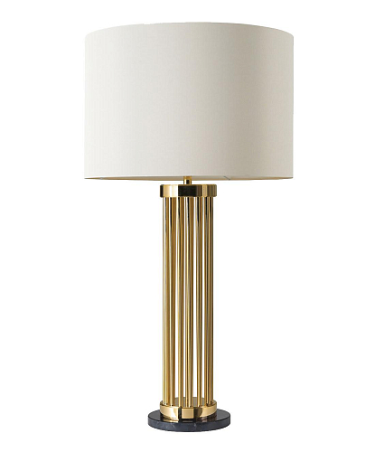 Lampe de table avec pied en marbre