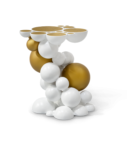 Table d'Appoint Newton Blanche