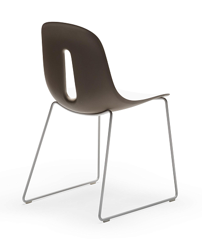 Chaise Gotham SL Noir et Blanc