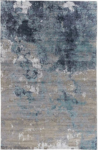 Tapis Abstrait Bleu