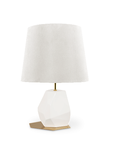 Petite Lampe de Table Blanche Essence