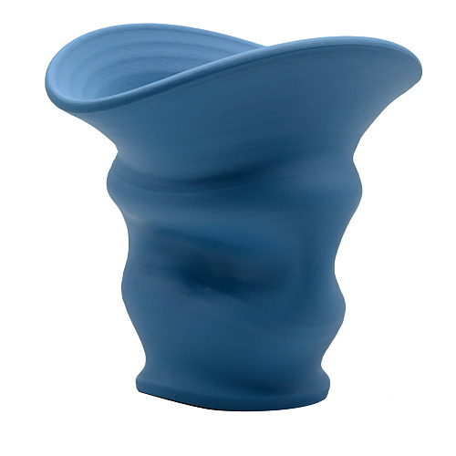 Vase Bleu Clair Sculpteur à la Main