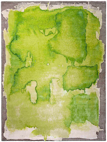 Tapis noué main de luxe Mono Vert