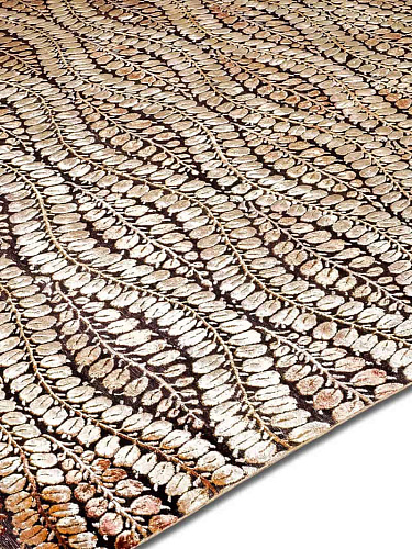 Tapis Albert No. 02 Original sur Fond Violet Foncé