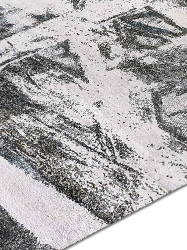 Tapis tissé main Vert Rouille