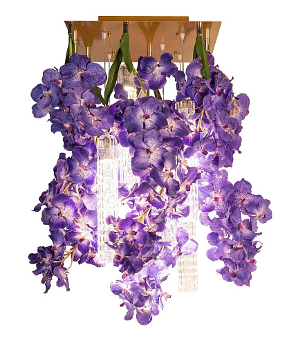 Lustre carré Vanda