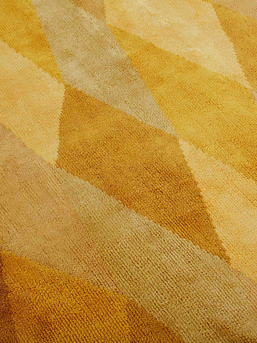 Tapis Losanges Ivre Or