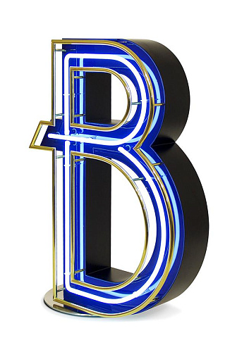 Lettre Lumineuse Bold B