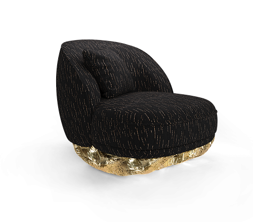 Fauteuil Angora II Noir