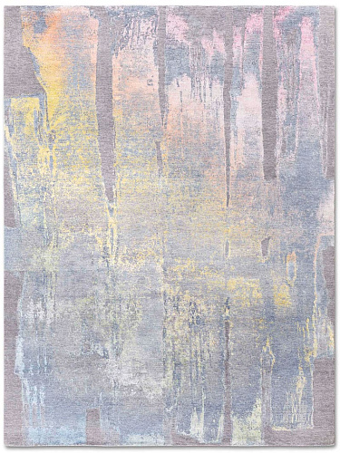 Tapis tissé main Soleil Pastel