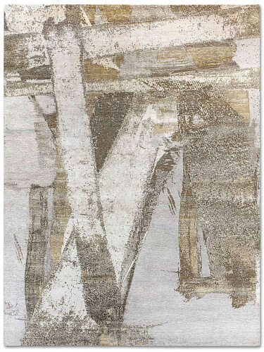 Tapis tissé main Or