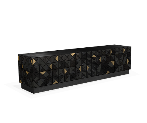 Meuble TV Noir Mosaic