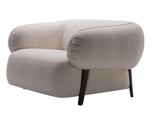 Fauteuil Carol blanc