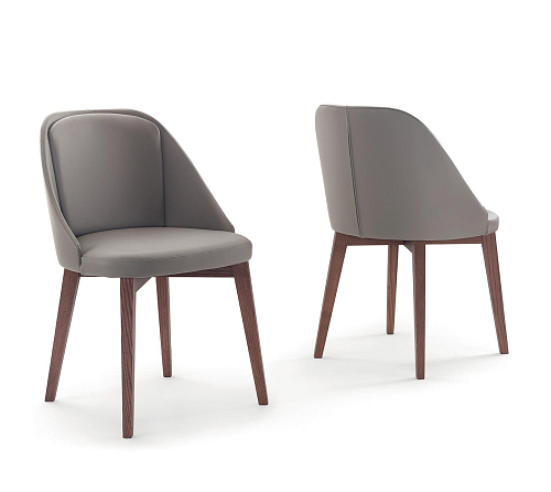 Chaise en cuir Amy