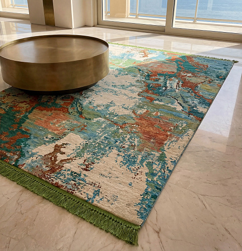 Tapis fait main Botanical Tapestry