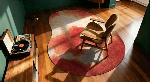Tapis Aquarelle Rust
