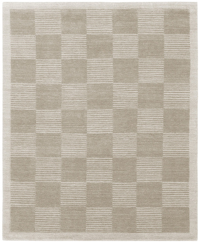 Tapis Deep Cut Bordure Gris