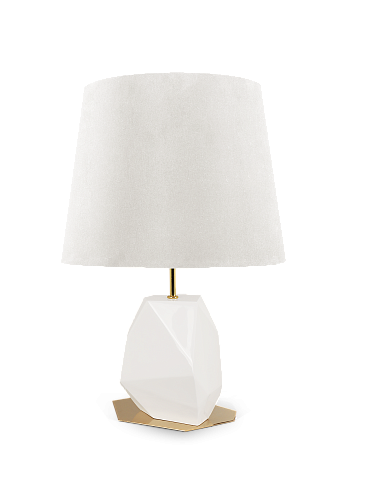 Petite Lampe de Table Blanche Essence