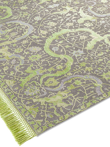 Tapis de luxe Tabriz Vert
