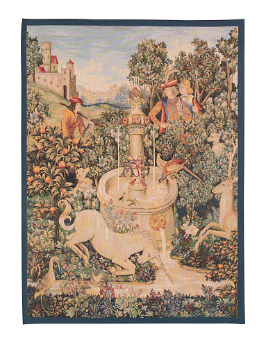 Tapisserie Licorne à la Fontaine