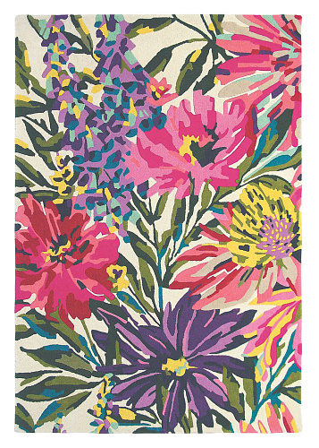 Tapis Floreale Fuchsia 44905