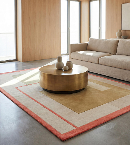 Tapis Geometric Block Sand