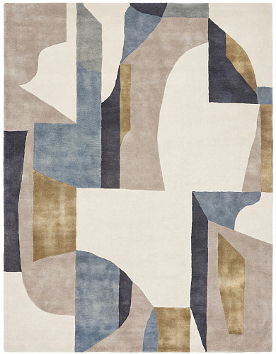 Tapis fait main Crossed Forms
