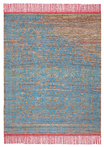 Tapis Ferrara Radi Rocked Rose Bleu
