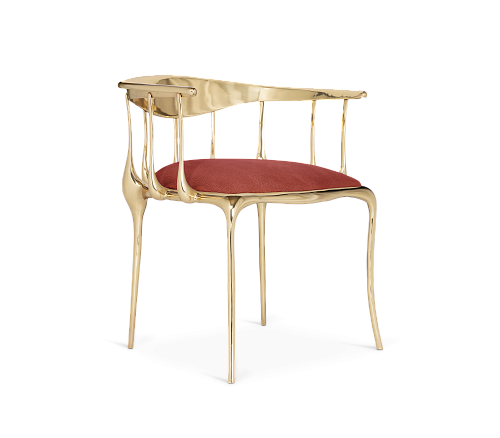 Chaise Luxe Bordeaux