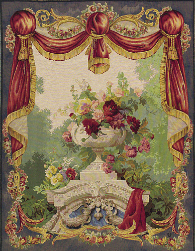 Tapisserie Draperie Fleurie