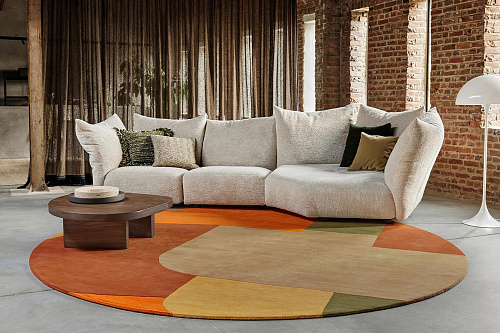 Tapis Blueprint rond