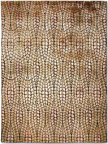 Tapis Albert No. 01 Original sur Fond Violet Foncé