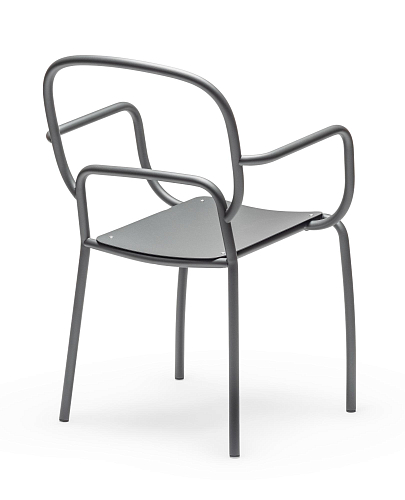 Chaise d'Extérieur Moyo Grise (Lot de 3)