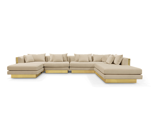 Canapé Modulaire Luxe Fissure